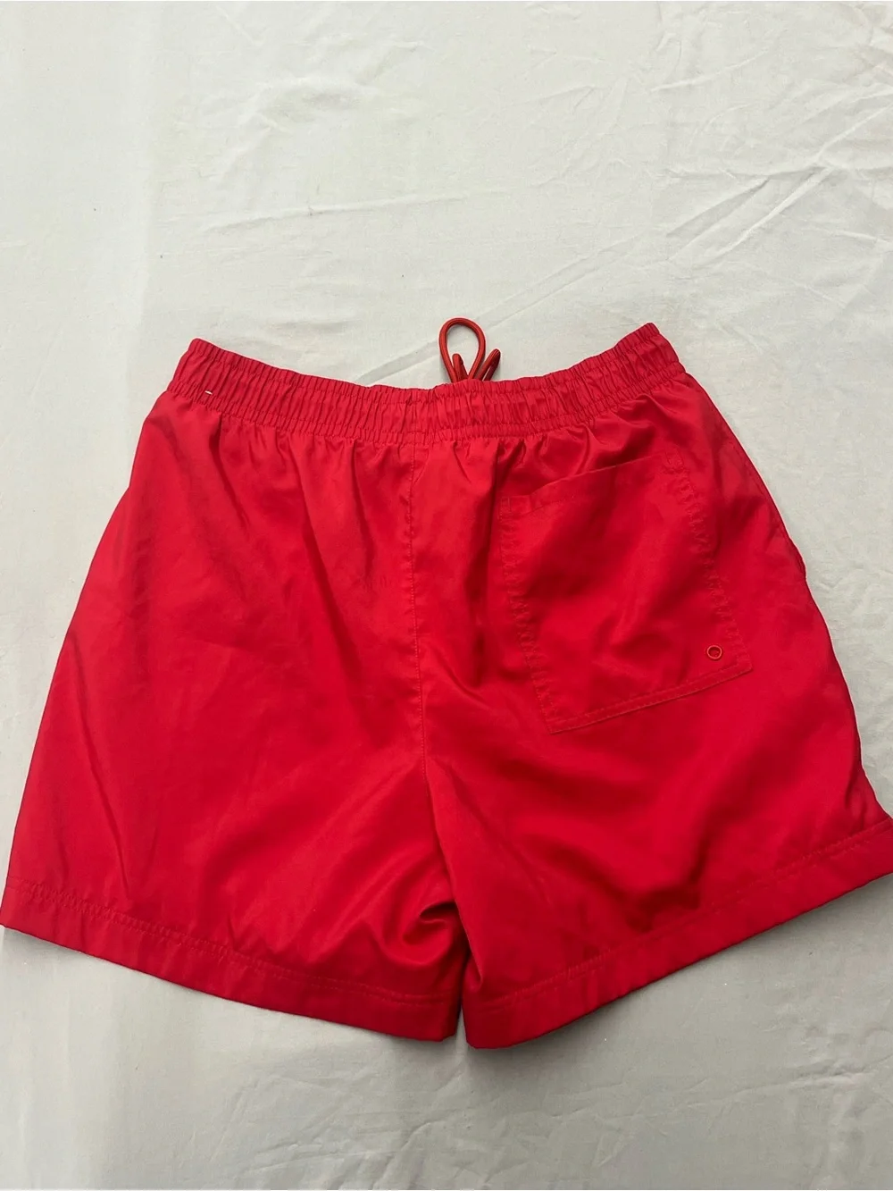 Jordan Red Athletic Shorts with White Jumpman Logo Men’s Size Large